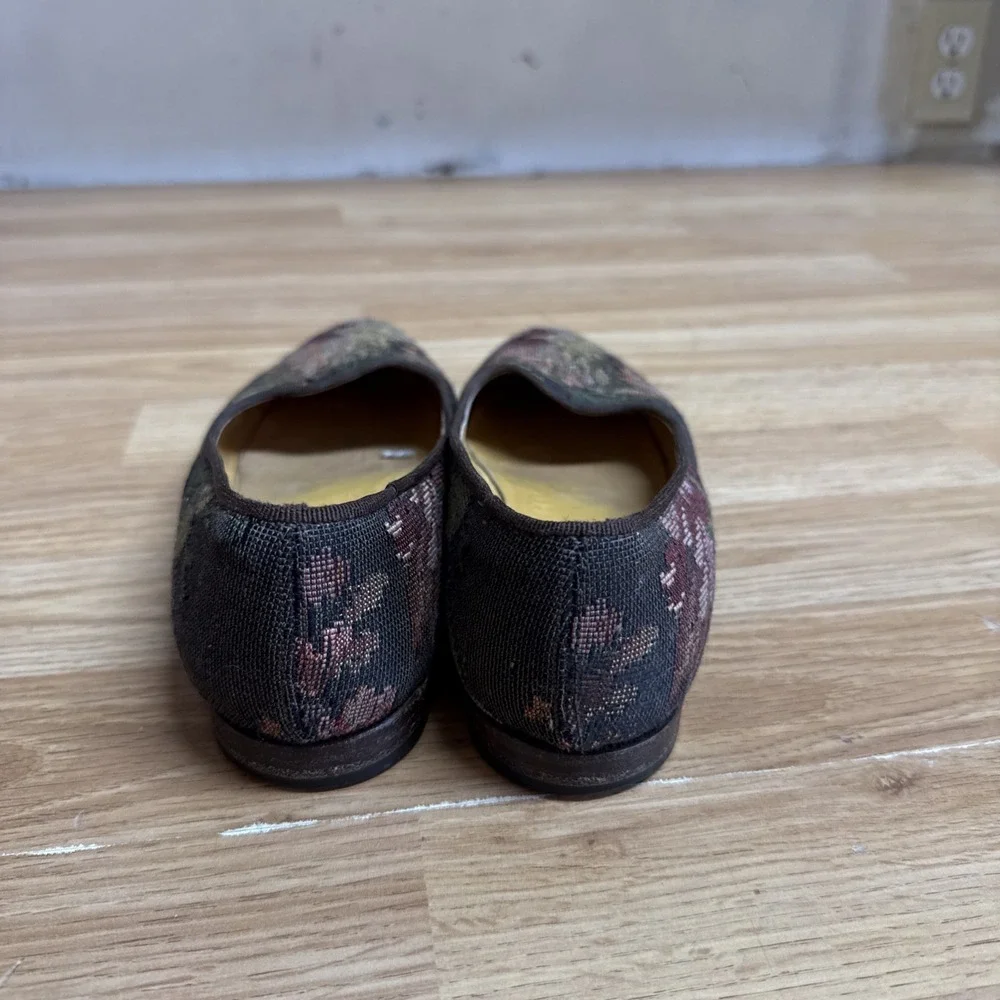 Vintage 90s Ralph Lauren tapestry loafers‎ Flats Women's Size 9 AA